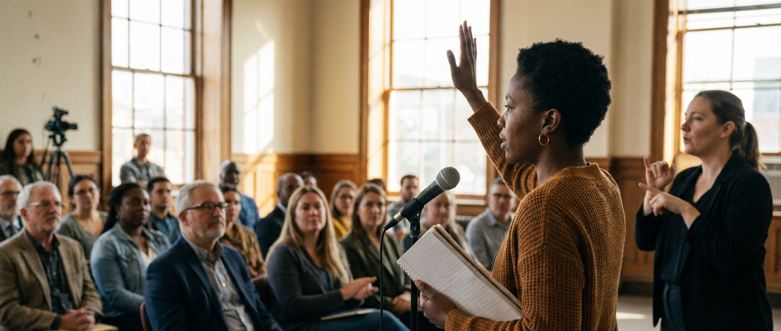 Show Up and Speak Up: Your Guide to Making Public Meetings Work for You
