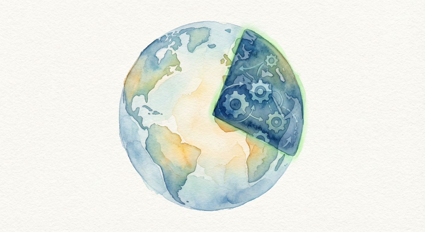 Illustration for Your Town's Climate Future: How Global Policy Battles Shape Local Realities